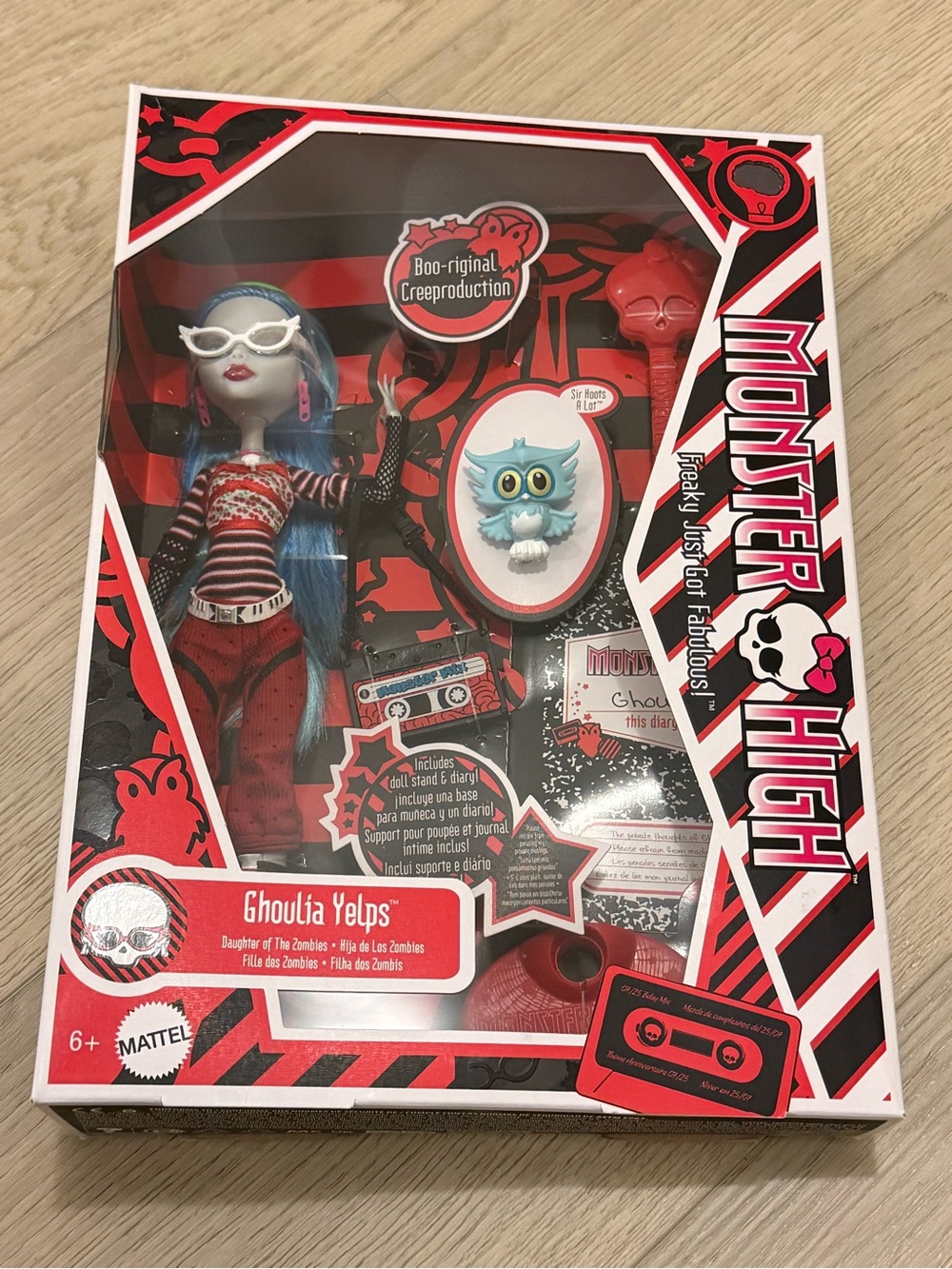 Mattel Monster High Ghoulia Yelps Boo-riginal Creeproduction RARE HTF